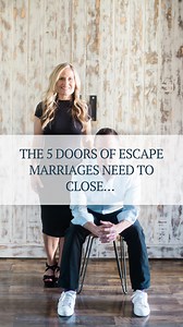 These 5 doors of escape need to be closed for there to be trust in marriage… #1. Staying busy. #2. Phones. #3. Hobbies. #4. Work. #5. Friends. None of these are ‘bad’ but if any of them are used to avoid the real issues and run away from having healthy conversations, they’re going to eventually erode your connection and ability to trust each other. Over the years, we’ve had to close many doors of escape like work, friends and also alcohol (we’ll make that a 6th door ha!) to make sure we don’t al