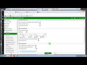 FortiGate Webfilter Static URL block all except certain website by aripang