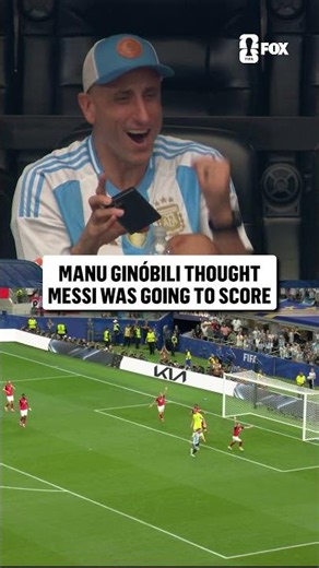 San Antonio Spurs legend Manu Ginóbili couldn't believe Messi missed 😳