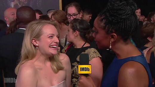 The Handmaid's Tale's Elisabeth Moss reveals her favorites stars and shows. http://imdb.to/2x7gxL9 #Emmys | IMDb