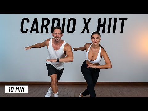 10 MIN CARDIO HIIT WORKOUT - ALL STANDING - Full Body, No Equipment, No Repeats