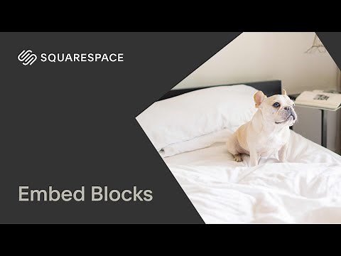 Embed Blocks | Squarespace 7.1