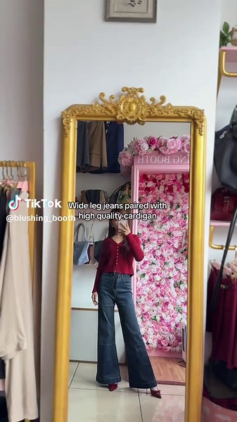 Blushing booth on TikTok