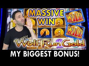 😮 My BIGGEST BONUS EVER on Wolf Run Gold!