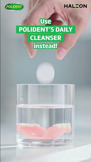 Think Soaking In Water Keeps Your Dentures Clean? Think again!