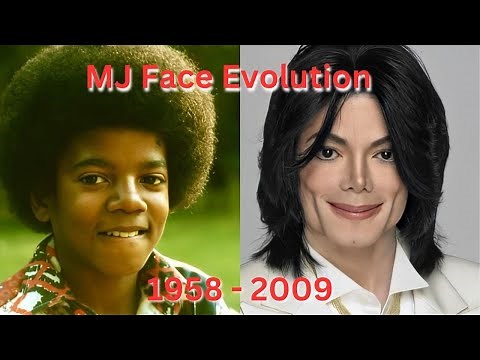 Michael Jackson’s Face Evolution (1958 - 2009) 0 to 50 Years Old