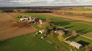 American Midwestern Countryside Springtime Aerial View Stock Footage Video (100% Royalty-free) 1070697610 | Shutterstock