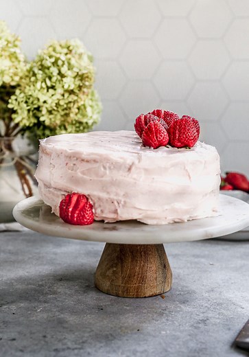 Homemade Strawberry Cake
