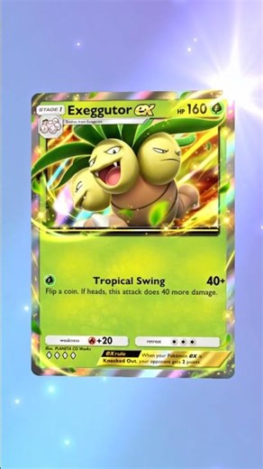 Exeggutor EX #Pokemon #PokemonTCGPocket #PokemonCards #PokemonTCG