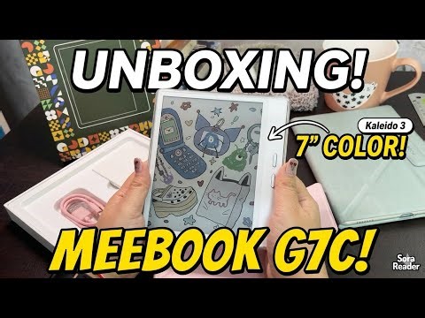 Unboxing the Meebook G7C: A new 7-inch color ereader from Meebook.