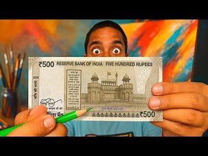 I Draw 500 Rs. Note🔥