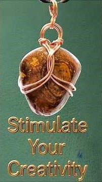 Turn a rock into jewellery. Learn How To. #jewelrydesign #diy #wirewrapping #pendant #jewelrymaking