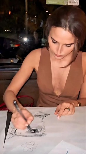 Stephanie Nur Sketching: Natural Beauty & Artistic Talent