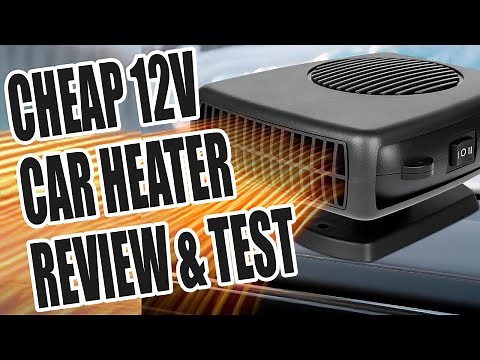 Best Cheap 12V Car Heater Review Does This Car Defroster Really Work? Budget Car Heater Test