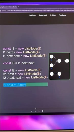 Visualize algorithms and data structures in real time #coding #development #algorithm
