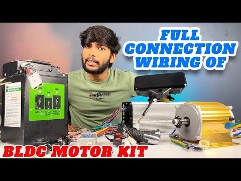 How to do the wiring of 2kw BLDC Motor? Full proper wiring connection || ‪@CreativeScienceOfficial‬