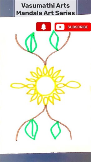 EP:1 Perfect Mandala Art 🏵️ Relaxing & Satisfying Drawing | Vasumathi Arts #shorts #mandalaart #art