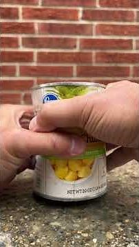 Life Hacks: How to Open a Can Without a Can Opener