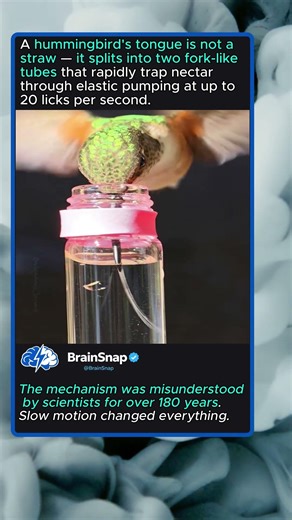 Hummingbird Tongue in Slow Motion