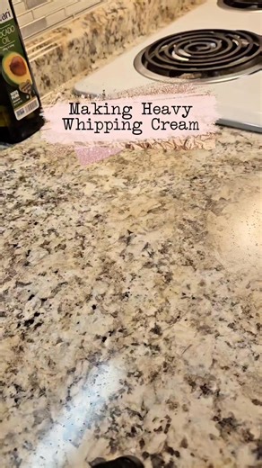 78K views · 1.1K reactions | Making heavy whipping cream in a pinch! This comes in really handy when you need it for a recipe and you don't have any. There's a pretty good chance you have milk and butter to make your own though! 珞 | The Craftologist | Facebook
