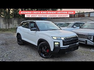 Hyundai Creta King Knight Edition 2026 Walkaround | Top Model with all features | GA Automotive
