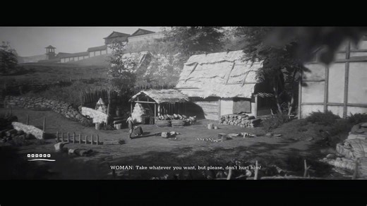 Trek to Yomi - Chapter 1 Repel The Attack Interact with Civilians (Talk to Woman) Bo Shuriken XSX