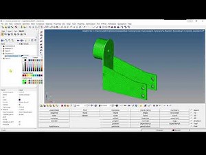 T1: 5.1-Create and assign a new property-Altair HyperMesh