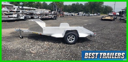 2026 Aluma 6'5"X10 MC210 Double Motorcycle Aluminum Trailer New | eBay