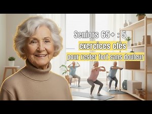 Seniors 65+ : 5 exercices clés pour rester fort sans douleur