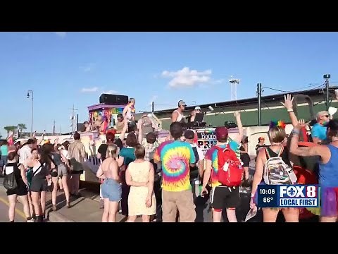 New Orleans celebrates Pride month with block party, parade, naked bike ride