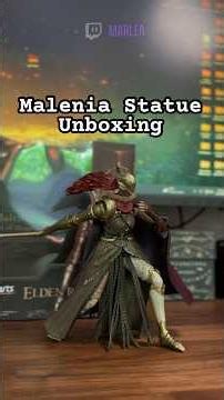 Elden Ring Malenia Statue Unboxing 🪷🗡️ #eldenring #malenia