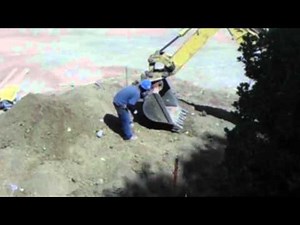 How to replace the bucket on a backhoe