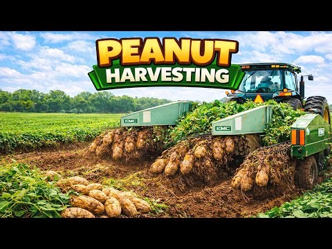 Peanut Harvesting Process – Advanced Peanut Farming Machines in Modern Agriculture