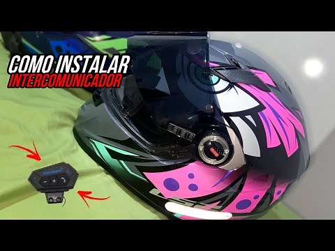COMO INSTALAR INTERCOMUNICADOR NO CAPACETE LS2