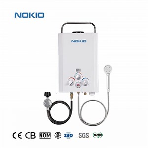 [Hot Item] Camping Shower RV Caravan Outdoor Camper Hot Bath Propane Tankless Portable Stable Water Flow Output Safe and Reliable Instant Camping Gas Water Heater