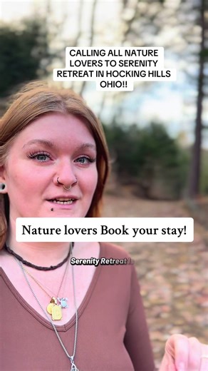 🗣️CALLING NATURE LOVERS🗣️ If you could book a stay in Hocking Hills, Ohio that has its OWN hiking trails so that you don’t have to deal with the crowds of the tourist trails (which are also just 20 - 30 minutes away if you don’t mind crowds😉) would you? Book your stay now! ✨ #serenityretreat #airbnbfinds #naturelover #outdoorvibes #cozycabin