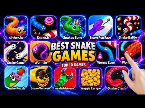 Slither.io, Snake.is, Worm.io, Snake Battle & More | Top Snake Games 2026