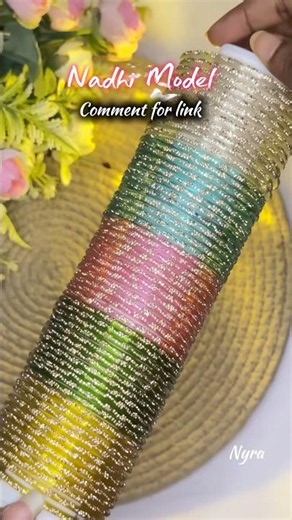 Stunning new arrivals you can't miss! 🌸💕✨#bangles #glassbangles #trending #love