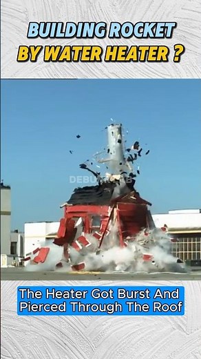 Can You Build a Rocket with a Water Heater? 🚀💧 #MythBusted