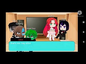 teen titans react to robin! ||angst|| robin x oc ||mean Starfire AU||