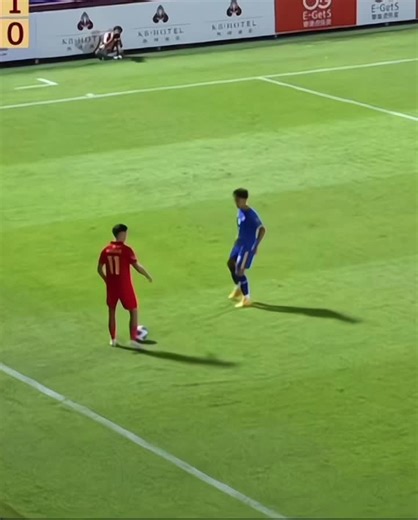 Incredible Football Goal by Cambodian Player