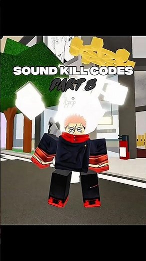 Sound kill codes for jujutsu shenanigans [Parte 8]👀🔥 #jujutsushenanigans #jujutsukaisen #Roblox #jjk