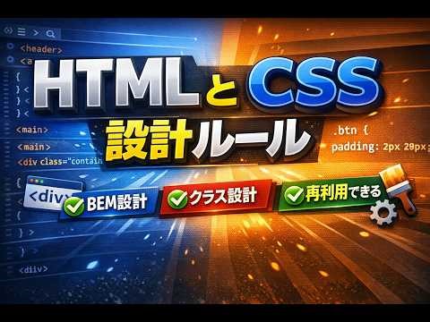 HTMLとCSSの設計ルール-コードが「きれい」「読みやすい」「壊れにくい」設計の基本