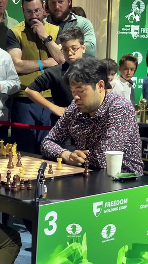 Aravindh Chithambaram Defeats Hikaru Nakamura in Blitz