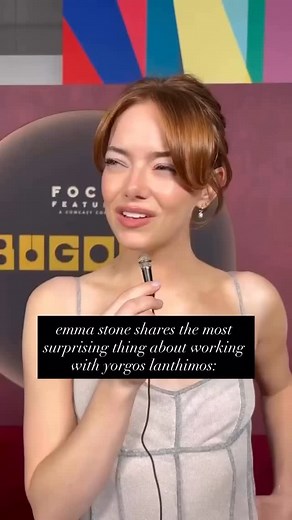 🪄*ೃ:.𝐸𝑀𝑀𝐴 𝑆𝑇𝑂𝑁𝐸 on Instagram: "💬 Emily Stone talks about what’s most surprising about working with Yorgos Lanthimos: “He’s very collaborative. [...] He has a great sense of humor and trusts his cast and crew to find their creativity and explore things. He’s like a lighthouse, and we’re the little boats.”🩶 💌𝑀𝑦 𝑏𝑒𝑎𝑢𝑡𝑖𝑓𝑢𝑙 𝑎𝑛𝑔𝑒𝑙 🏷️𝑇𝐴𝐺𝑆 #𝐸𝑀𝑀𝐴𝑆𝑇𝑂𝑁𝐸"