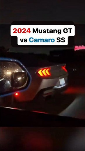 2024 Mustang GT vs Camaro SS! 🏎️