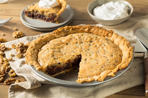 This Warm Chocolate & Walnut Derby Pie is a Southern Staple