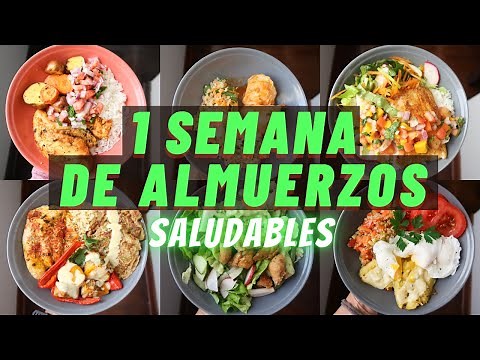 A FULL WEEK OF HEALTHY LUNCH IDEAS | Michela Perleche