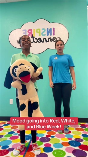 We are open this week so join us for some Patriotic Fun at Romp N’ Roll Frisco! ❤️🤍💙 #kidsactivities #frisco #viral