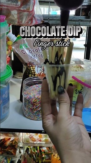 Chocolate dip finger stick#chocolatedip #fingerstick #sarisaristore #food